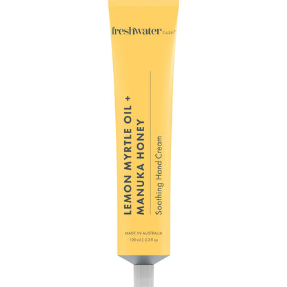 Freshwater Farm Australia Lemon Myrtle Oil & Manuka Honey Soothing Hand Cream 100ml