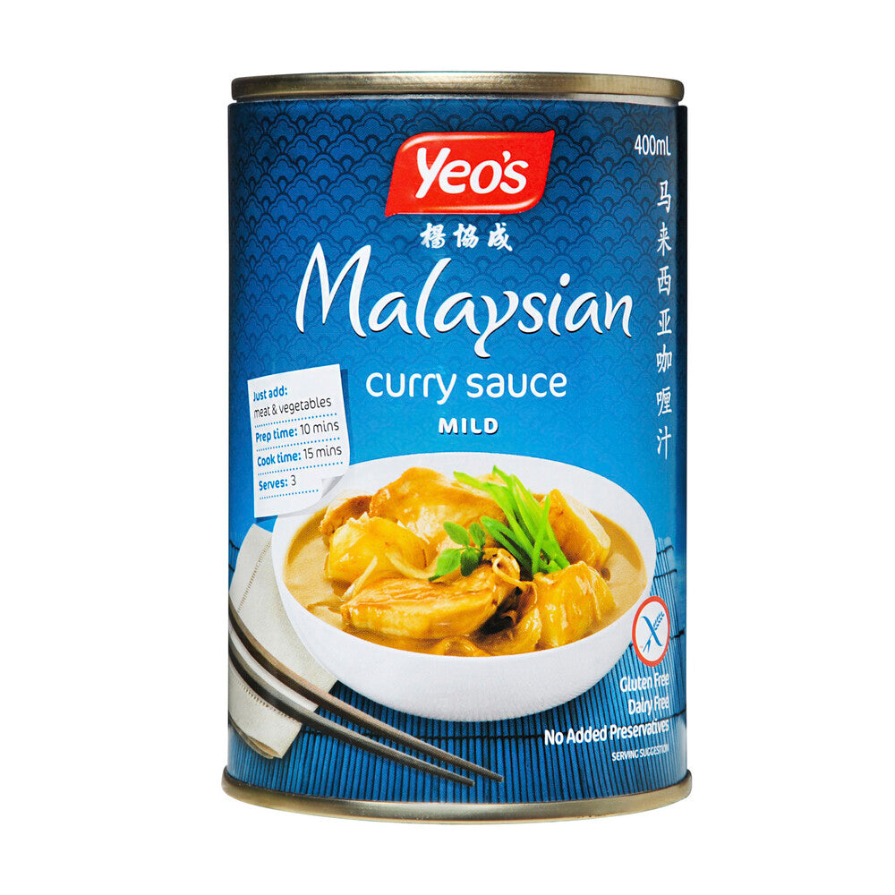 Yeo's Malaysian Curry Sauce Canned Mild - 400mL