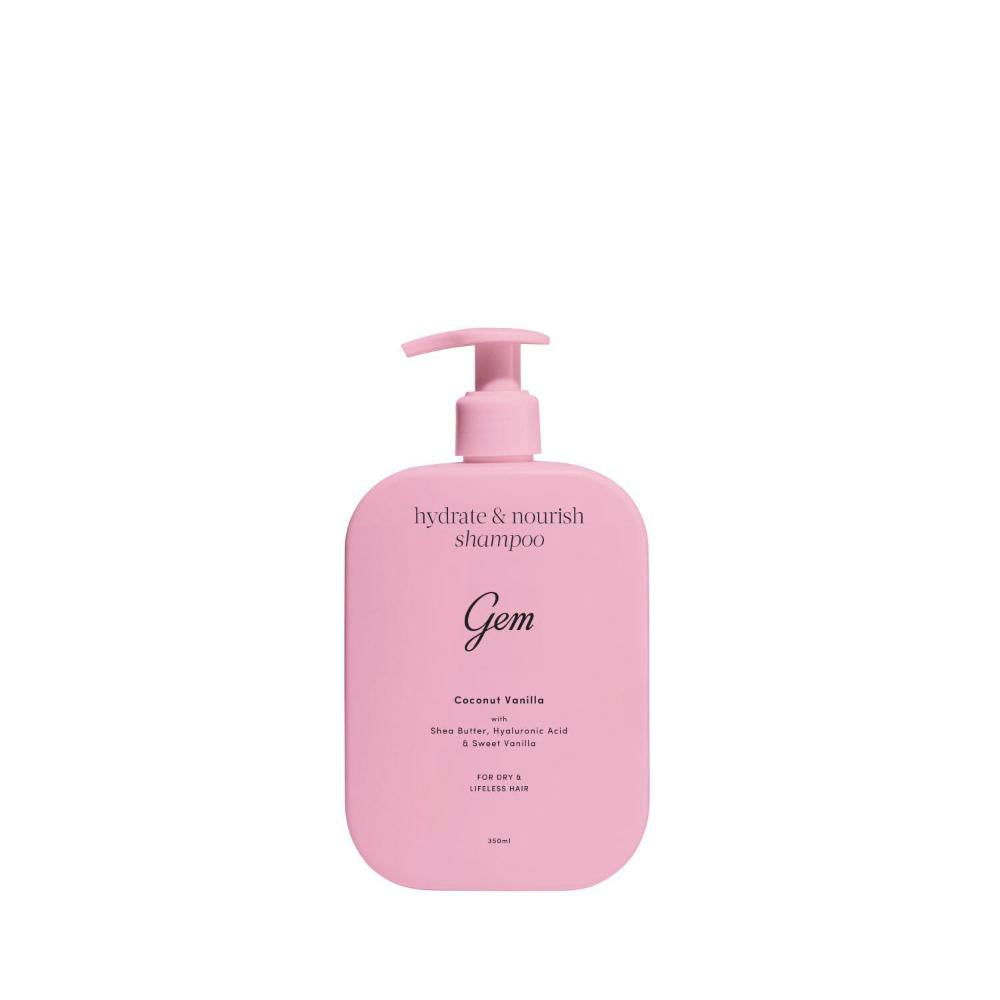 Gem Hydrate & Nourish Shampoo Coconut Vanilla - 350mL