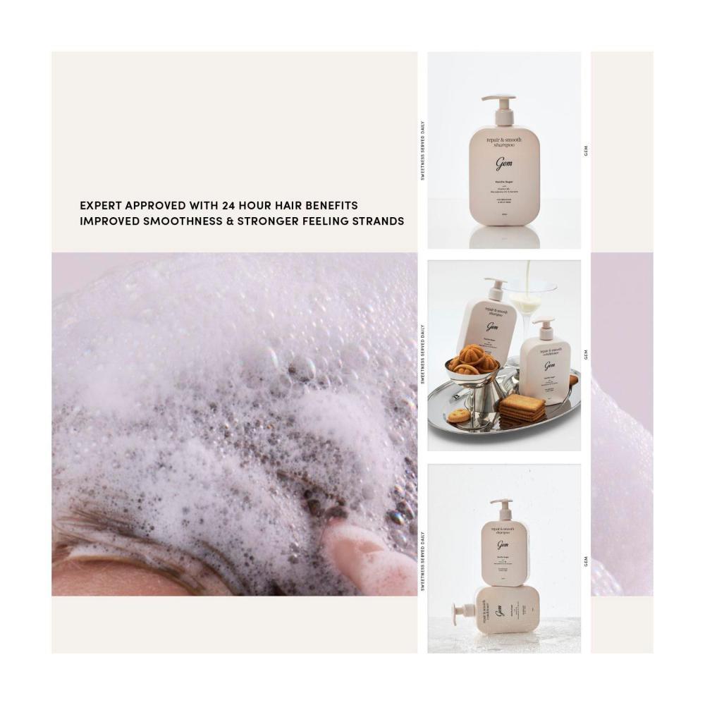 Gem Repair & Smooth Shampoo Vanilla Sugar - 350mL