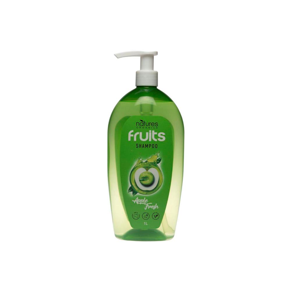 Natures Organics Fruits Apple Shampoo - 1L