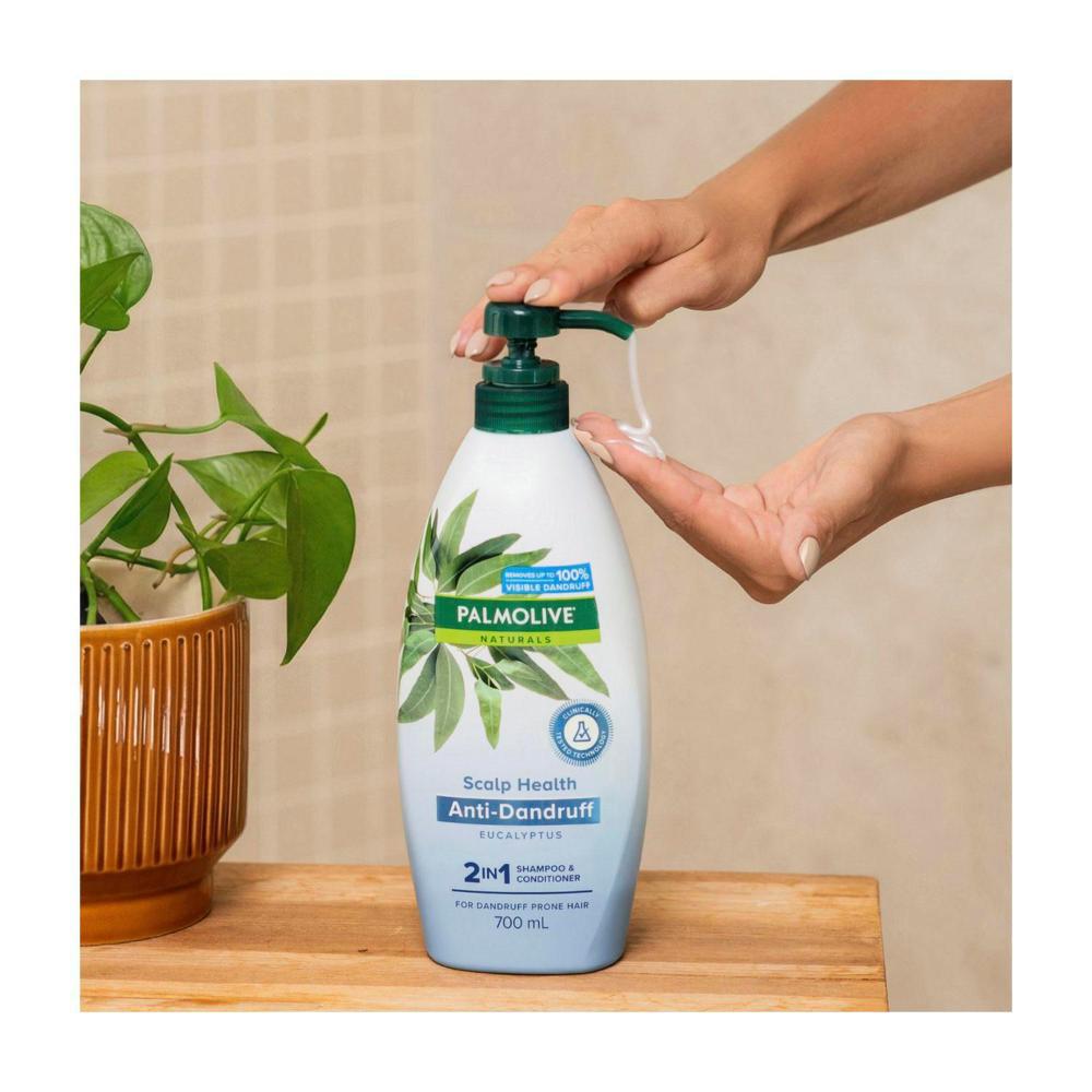 Palmolive Naturals Scalp Health Anti-dandruff 2 In 1 Shampoo & Conditioner - 700mL