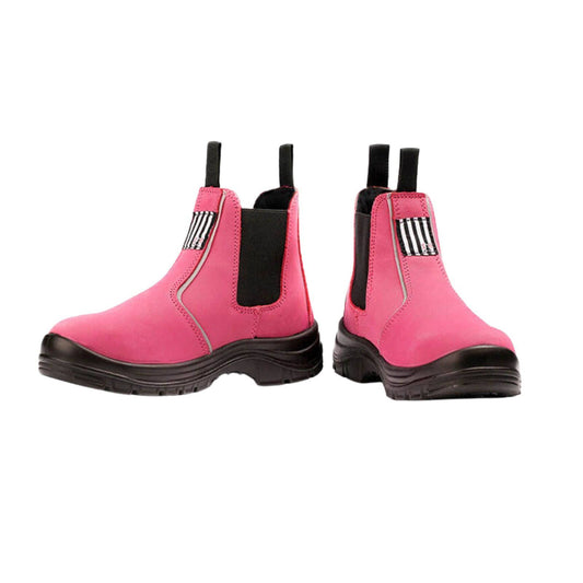 Shewear Inspires Pink Women's Safety Workboots - Size 10