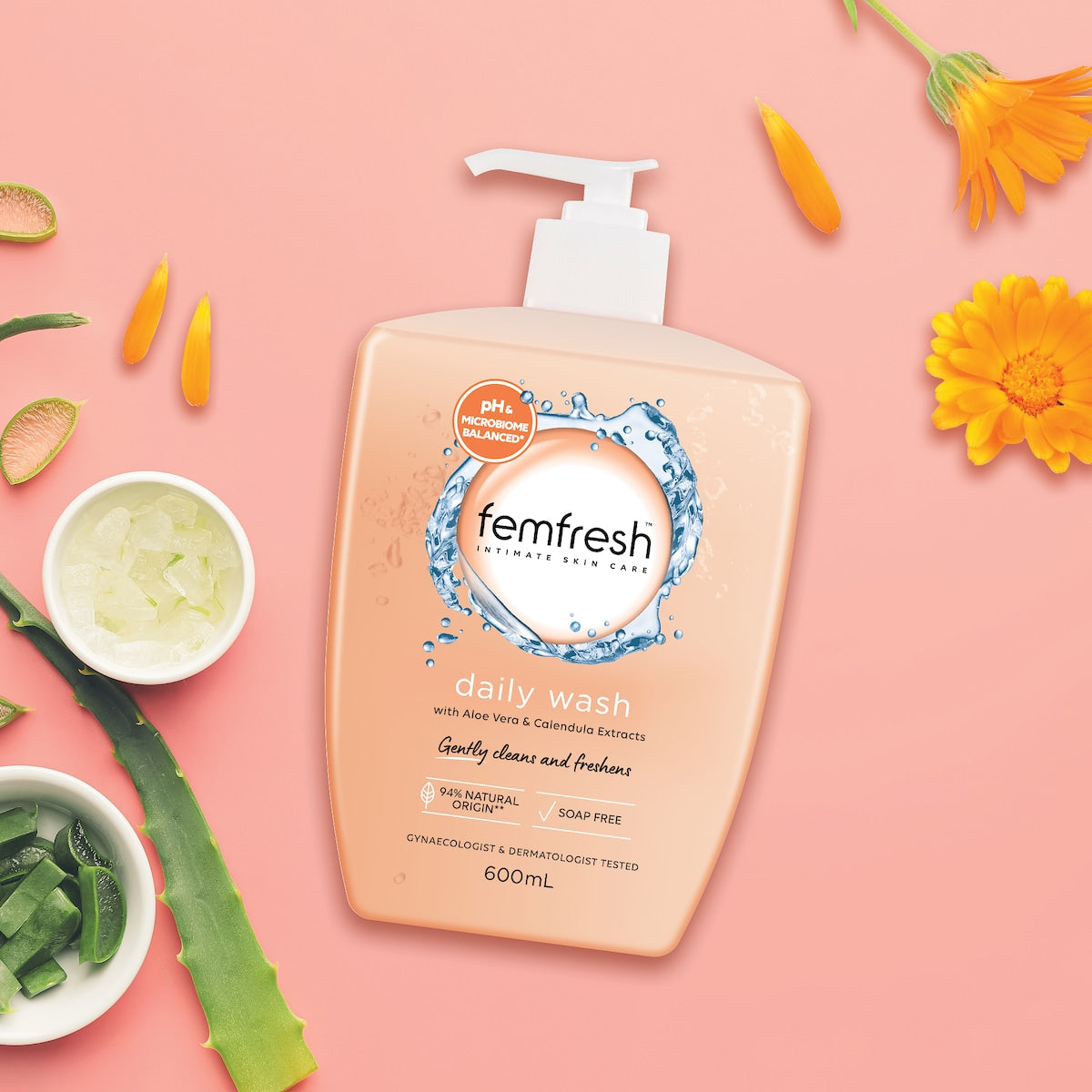 Femfresh Intimate Skin Care Daily Wash 600ml