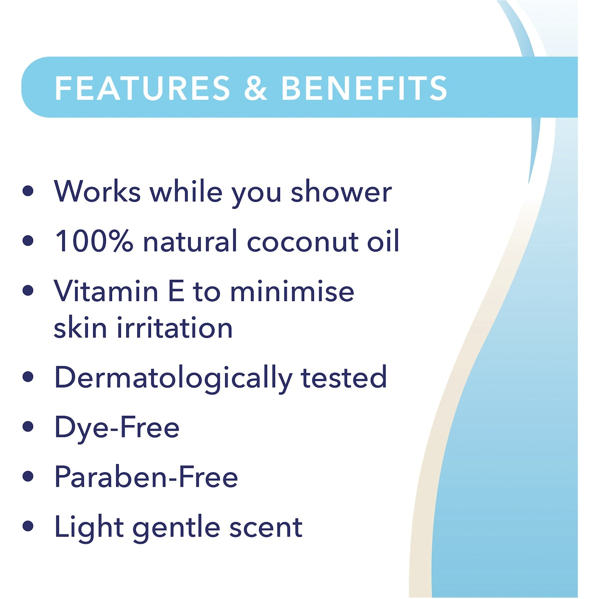 Nair Hair Removal Shower Cream Sensitive Coconut Oil 357g
