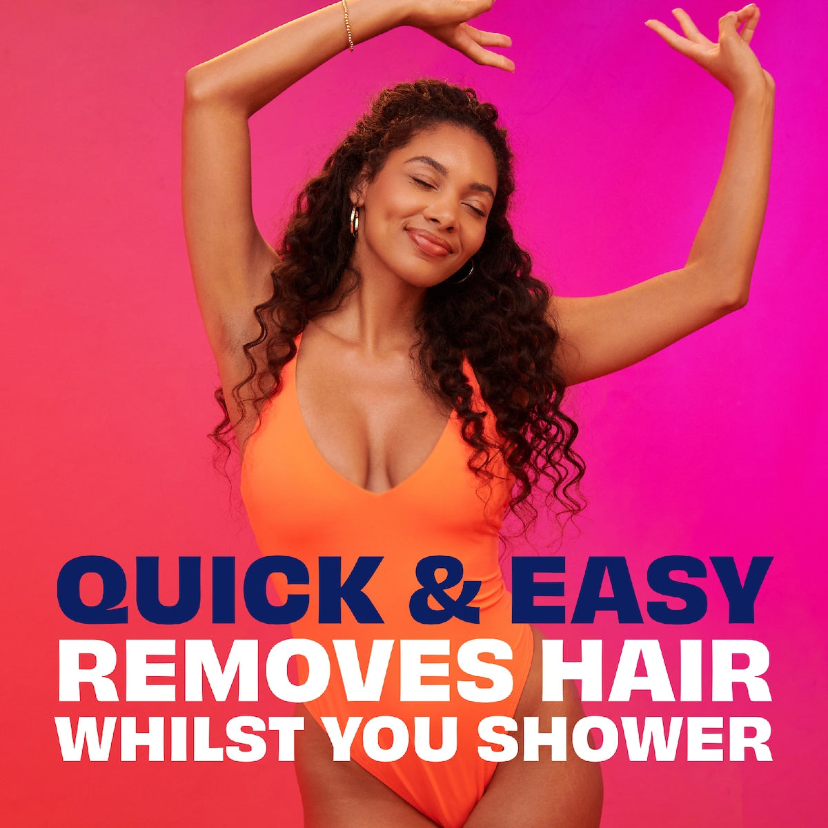 Nair Hair Removal Shower Cream Sensitive Coconut Oil 357g