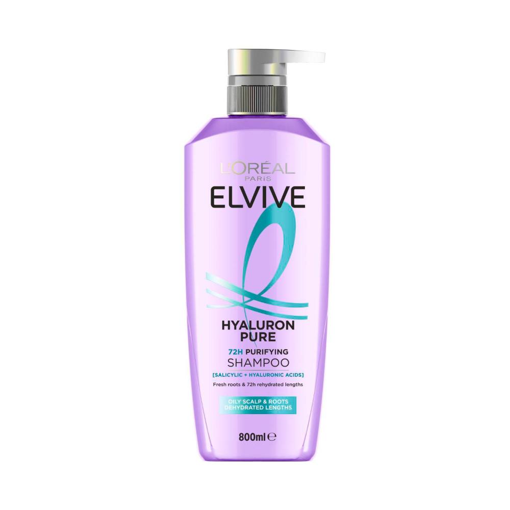 L'Oreal Paris Elvive Hyaluron Pure Shampoo - 800mL
