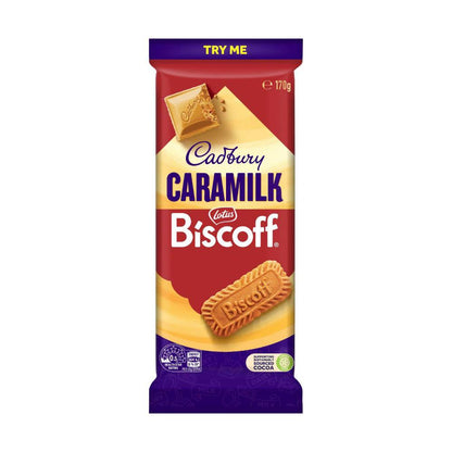 Cadbury Dairy Milk Caramilk Biscoff Block Chocolate - 170g