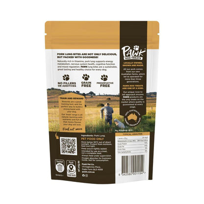 Pawk Crispy Pork Lung Dog Treats - 50g