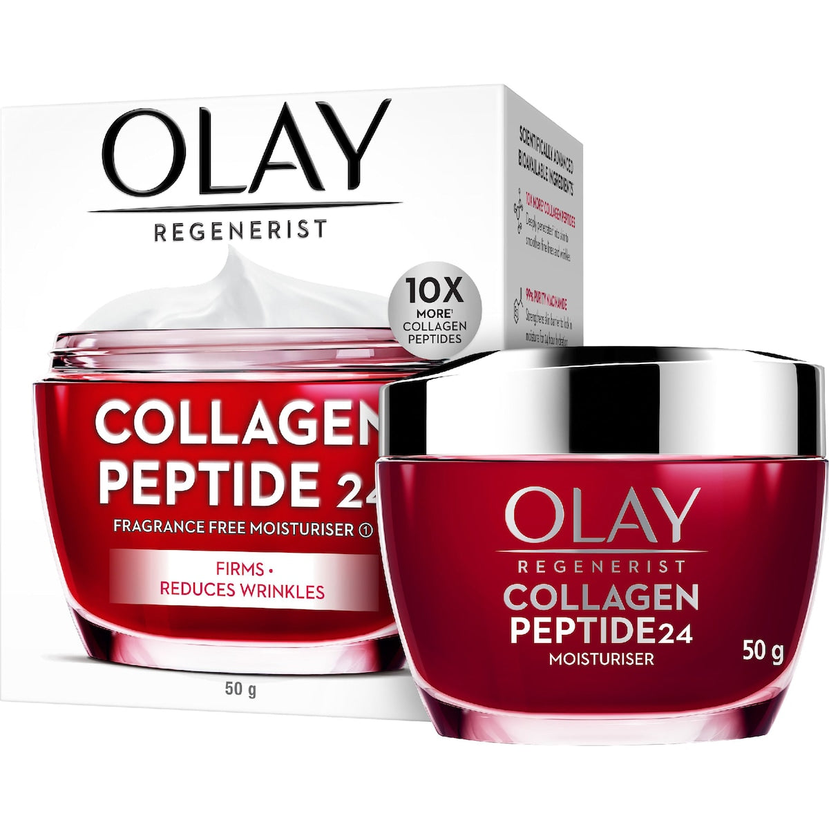 Olay Regenerist Collagen Peptide Moisturiser Skin Care 50g