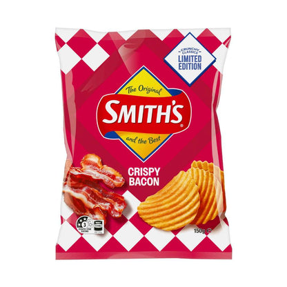 Smith's Crinkle Potato Chips Crispy Bacon - 150g