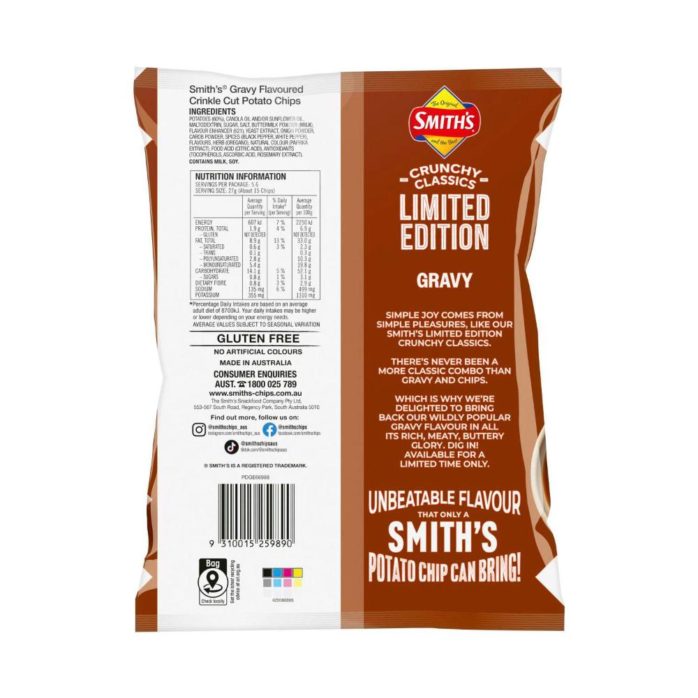 Smith's Crinkle Potato Chips Gravy - 150g