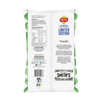 Smith's Thinly Cut Potato Chips Tzatziki - 175g