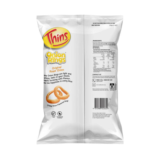 Thins Onion Rings Party Pack Original - 110g