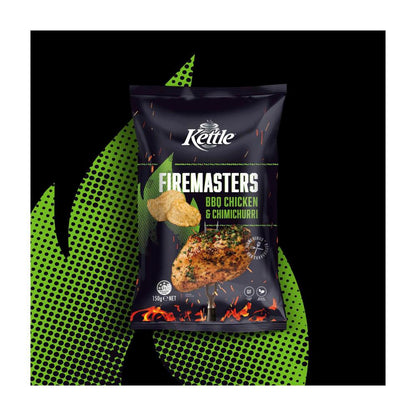 Kettle Firemasters Potato Chips BBQ Chicken & Chimichurri - 150g