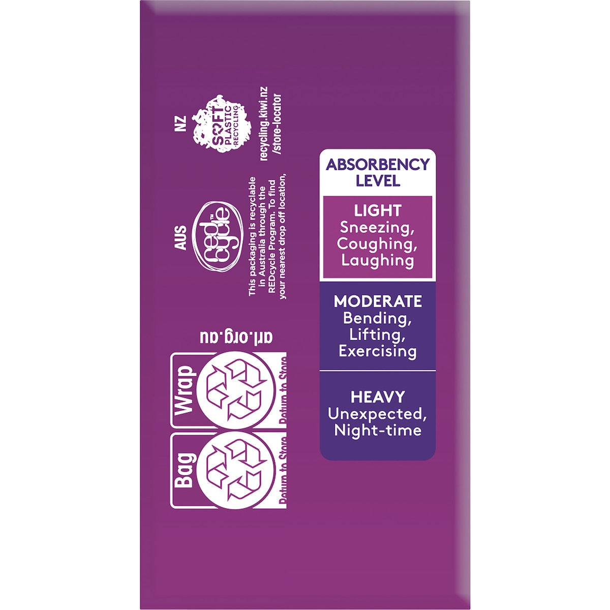 Poise Incontinence Liners Ultra Long 20 Pack