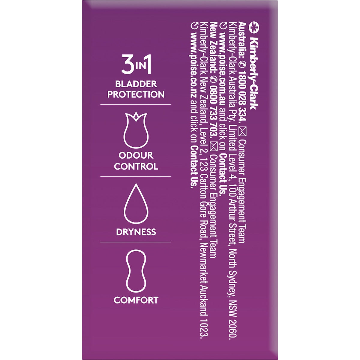 Poise Incontinence Liners Ultra Long 20 Pack