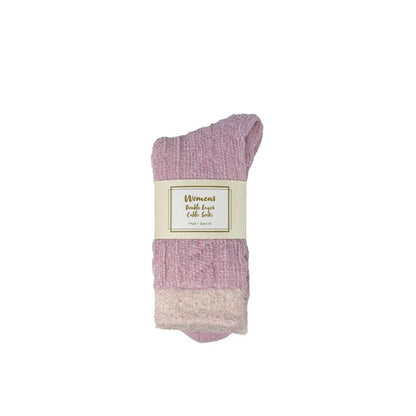 Mix Women's Double Layer Cable Sock - 1 CARTON