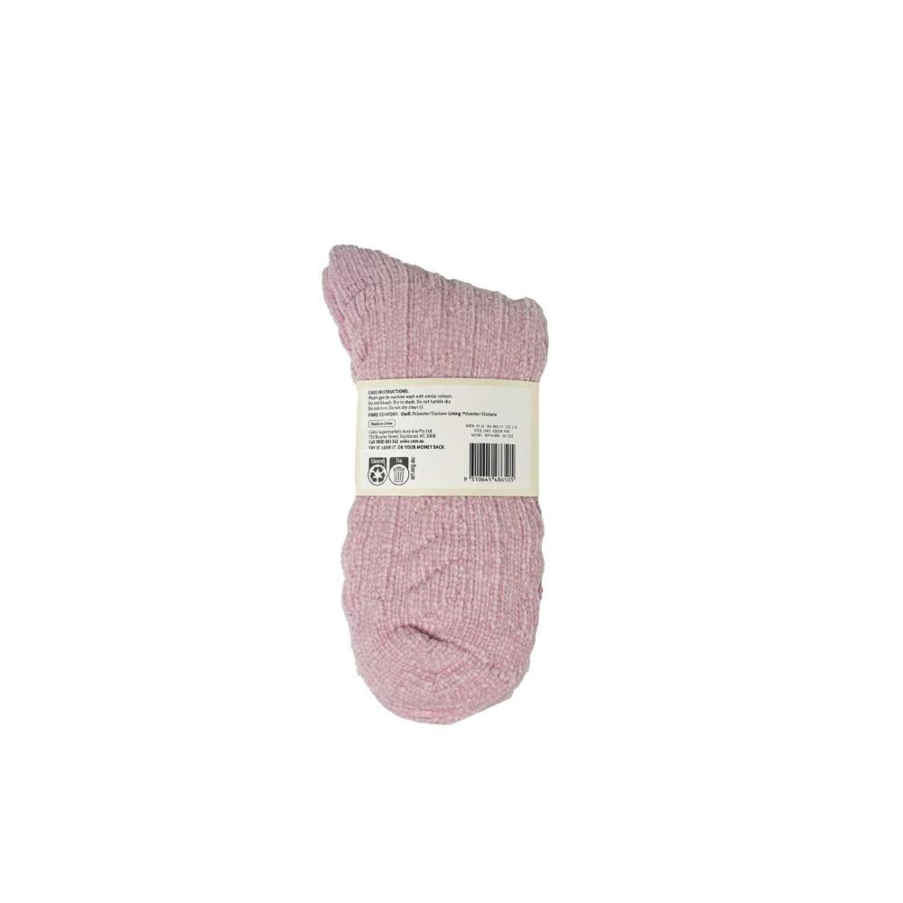 Mix Women's Double Layer Cable Sock - 1 CARTON
