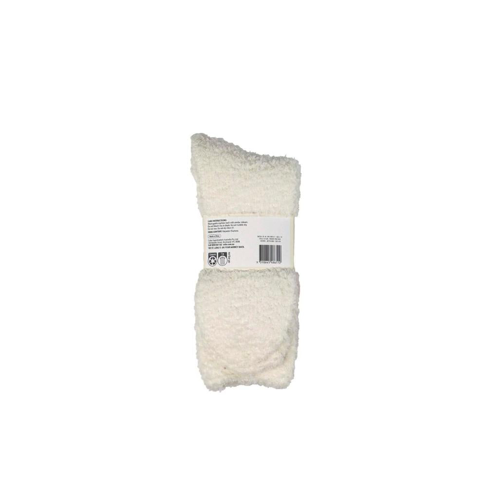 Mix Women's Fluffy Home Socks - 2 PACK