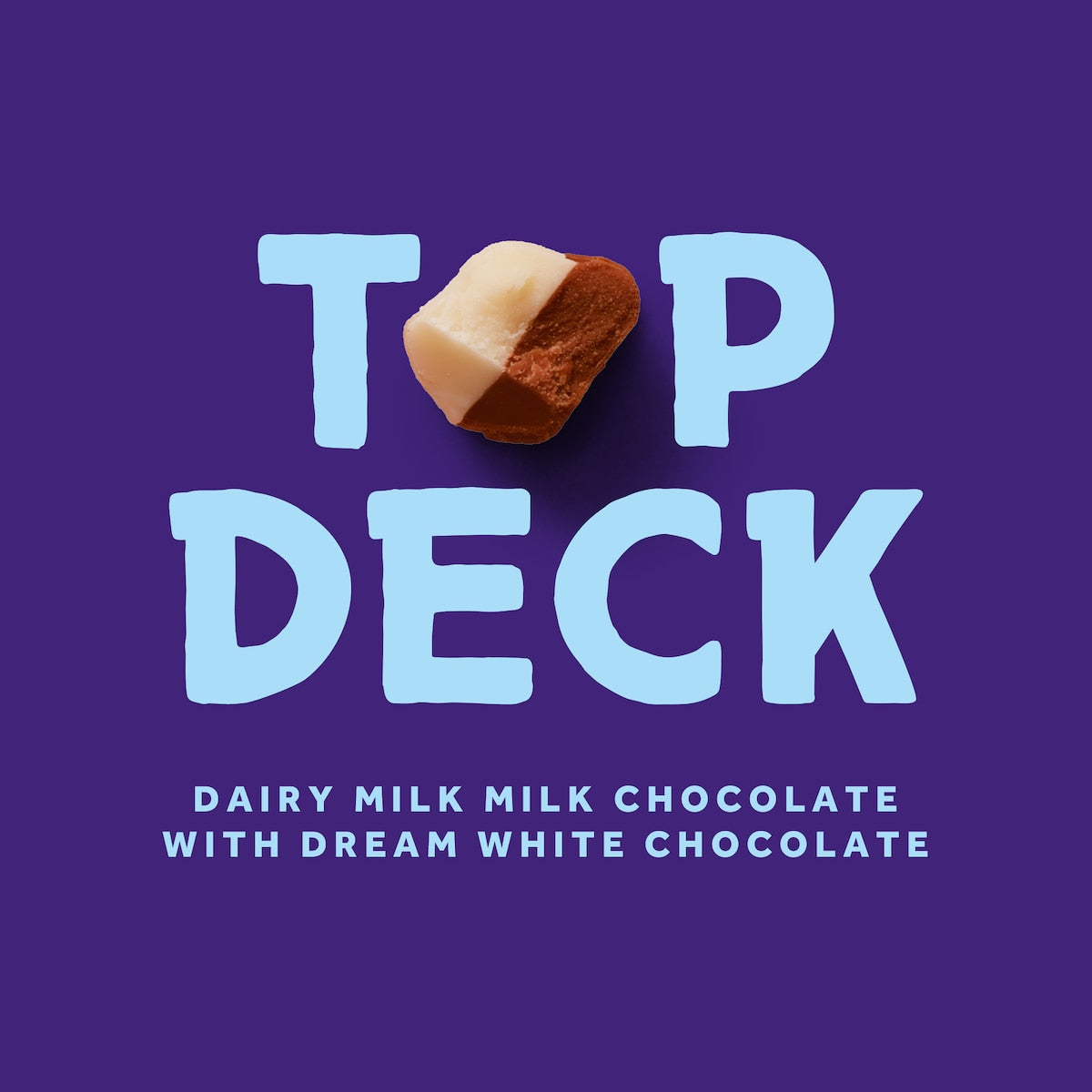 Cadbury Dairy Milk Large Top Deck Chocolate Block 340g