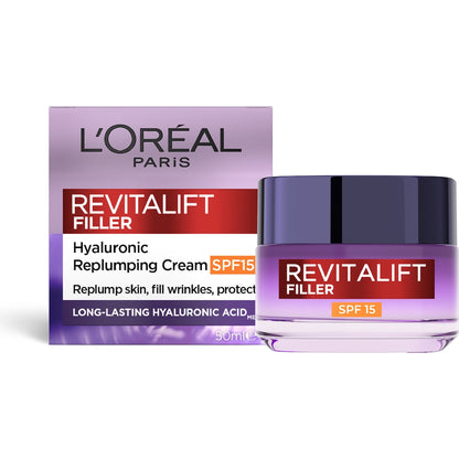 Loreal Paris Revitalift Filler Anti Ageing Cream Spf 15 50ml