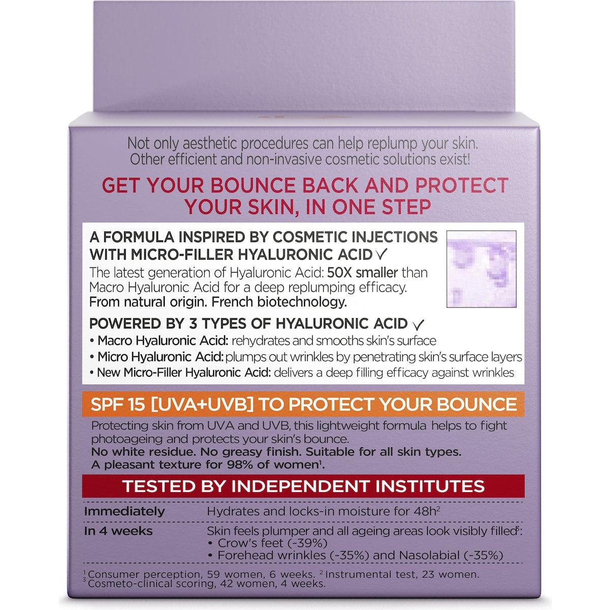 Loreal Paris Revitalift Filler Anti Ageing Cream Spf 15 50ml