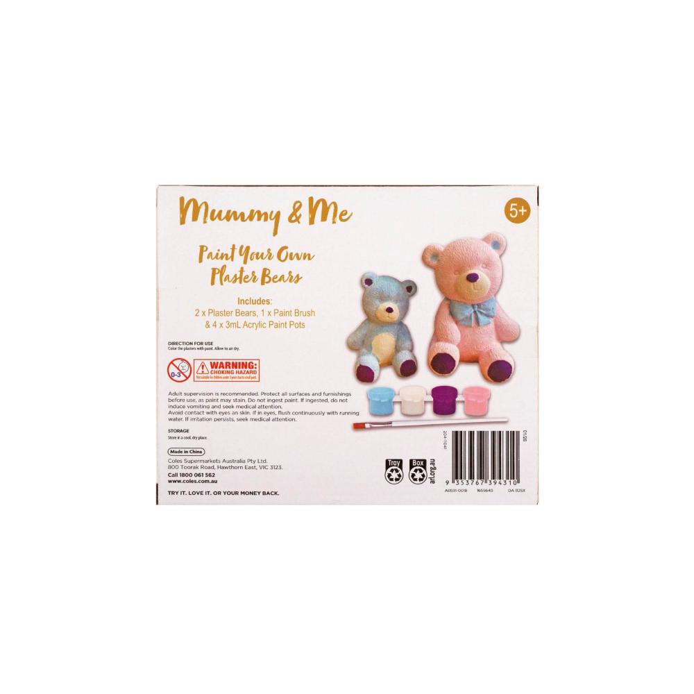 Paint Your Own Plaster Bears - 1 Each