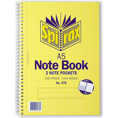 Spirax A5 Notebook 200 Pages Each