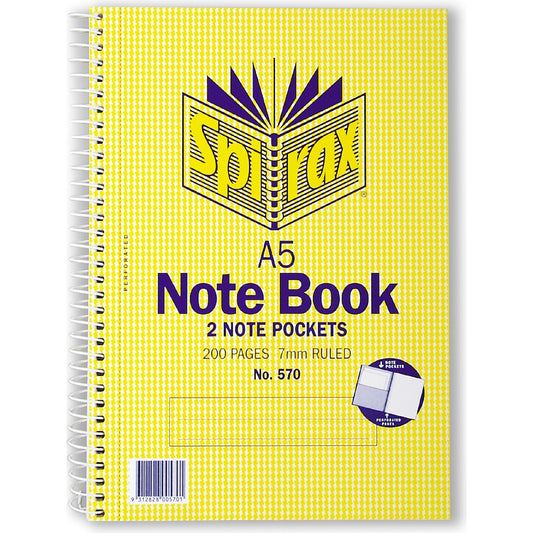 Spirax A5 Notebook 200 Pages Each