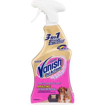 Vanish Preen Oxi Action Carpet Stain Removal Spray 410ml
