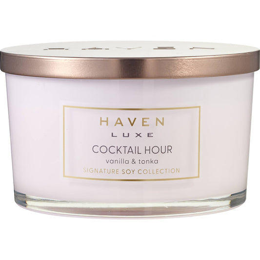 Haven Luxe Cocktail Hour Signature Soy Blend Candle Each