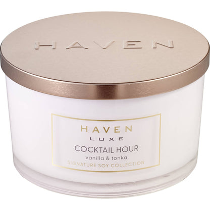Haven Luxe Cocktail Hour Signature Soy Blend Candle Each