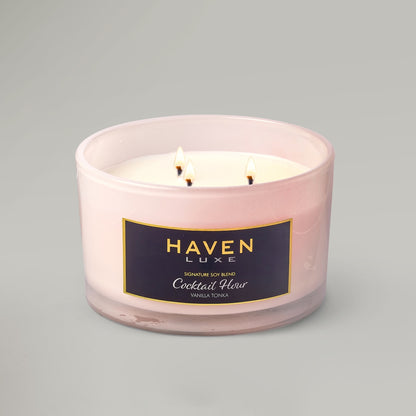 Haven Luxe Cocktail Hour Signature Soy Blend Candle Each