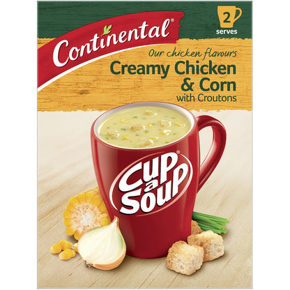 Continental Classics Cup A Soup Creamy Chicken & Corn With Croutons 60g