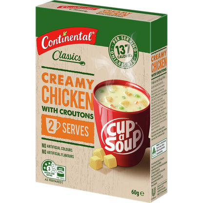 Continental Classics Cup A Soup Creamy Chicken With Croutons 60g