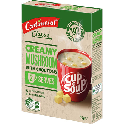 Continental Classics Cup A Soup Creamy Mushroom With Croutons 50g