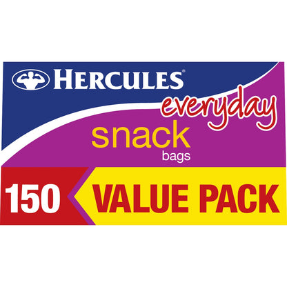 Hercules Everyday Snack Resealable Bags 150 Pack