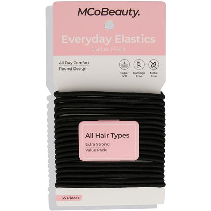 Mcobeauty Everyday Hair Elastics Assorted 35 Pack