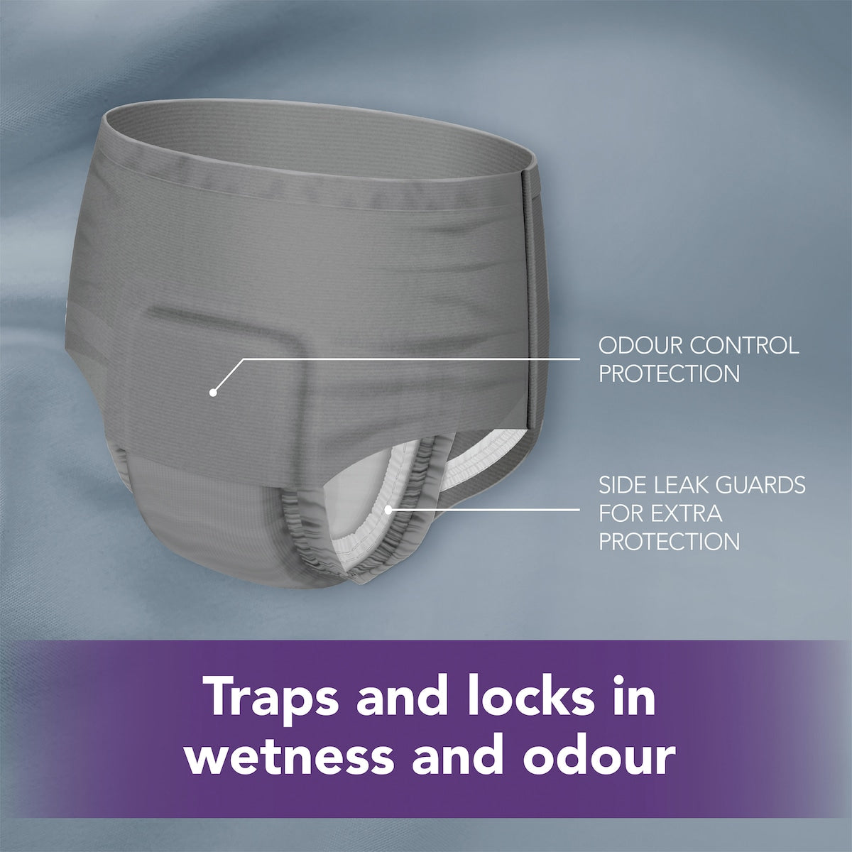 Depend Men Night Defence Incontinence Underwear Large 8 Pack