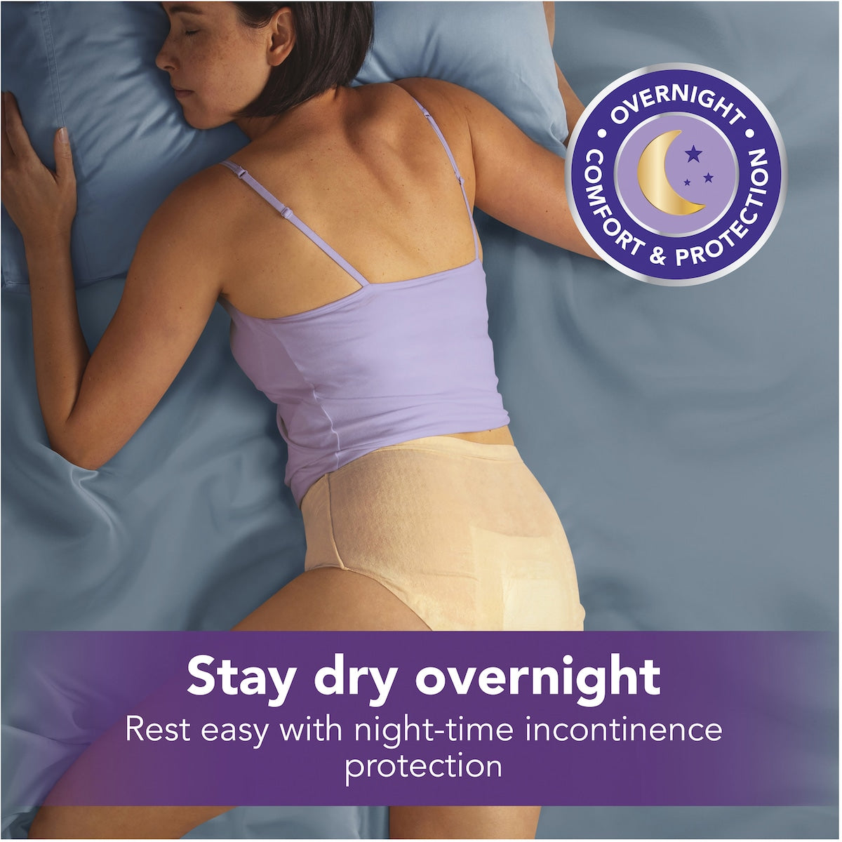 Depend Night Defence Incontinence Underwear For Women Large 8 Pack