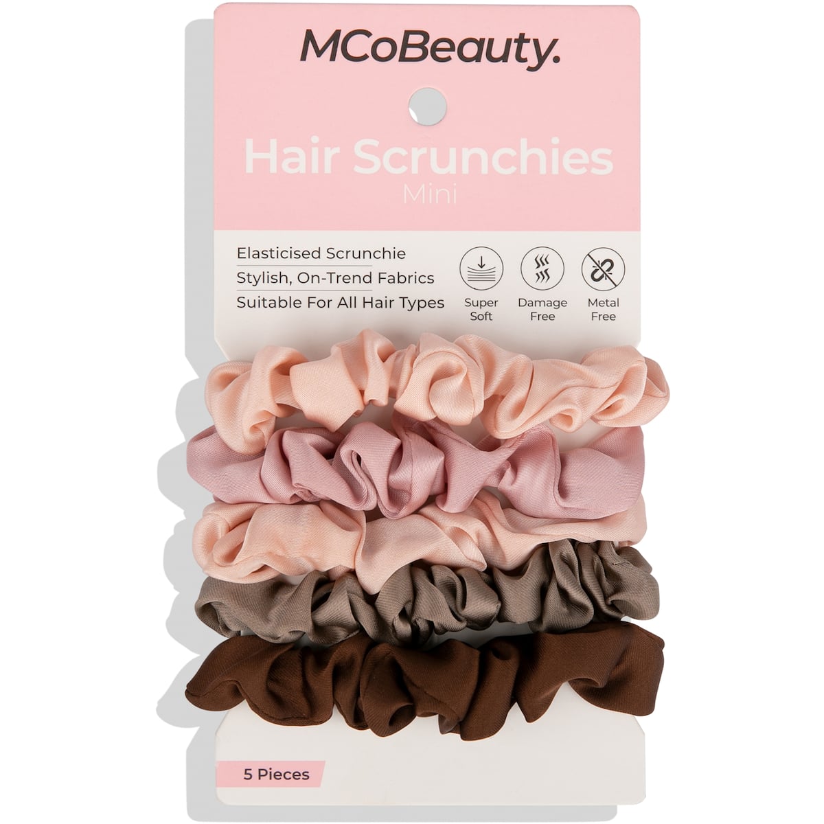 Mcobeauty Mini Hair Scrunchies Assorted 5 Pack