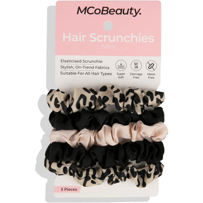 Mcobeauty Mini Hair Scrunchies Assorted 5 Pack