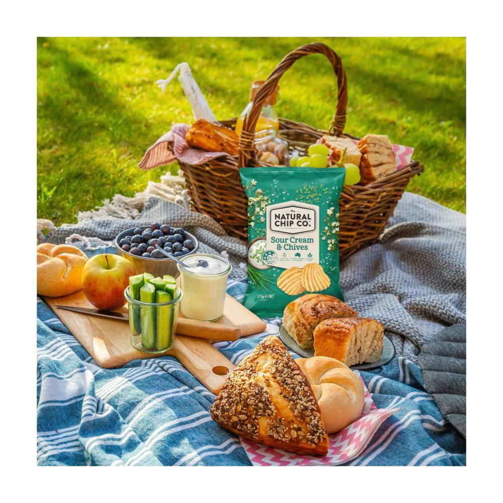 Natural Chip Co. Chips Sour Cream & Chives - 175g
