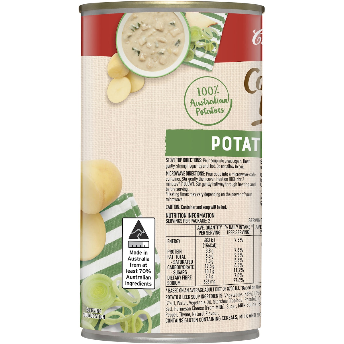 Campbells Country Ladle Soup Potato & Leek 505g