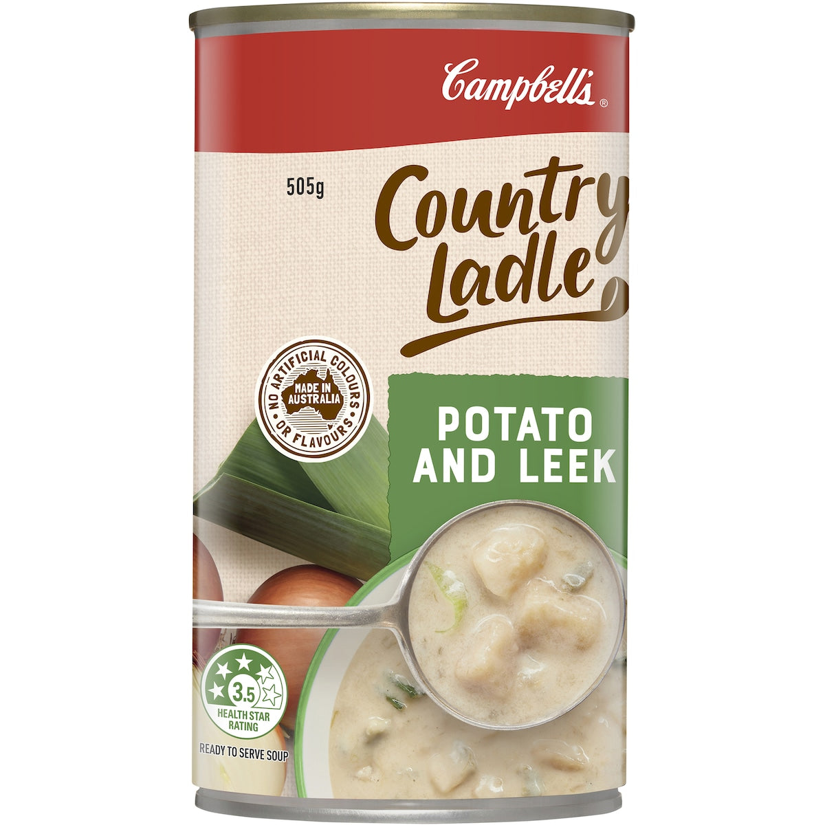 Campbells Country Ladle Soup Potato & Leek 505g
