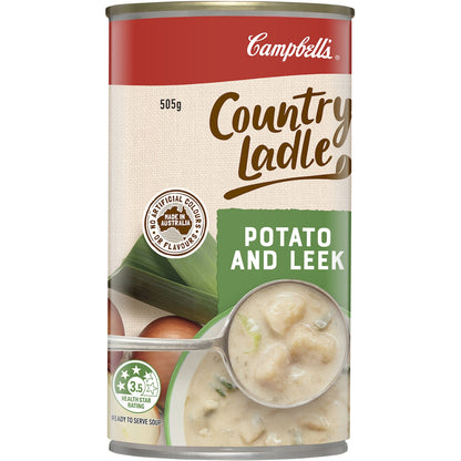 Campbells Country Ladle Soup Potato & Leek 505g