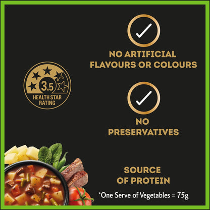Heinz Big N Chunky Beef & Vegetable Soup Veggie Ready Meals 535g