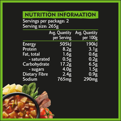 Heinz Big N Chunky Beef & Vegetable Soup Veggie Ready Meals 535g