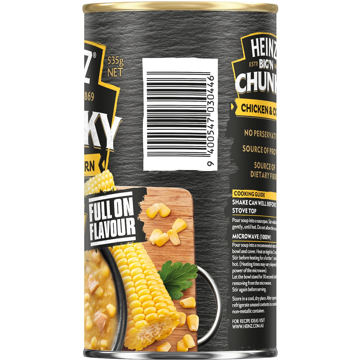 Heinz Big N Chunky Chicken & Corn Soup Tinned Ready Meals 535g